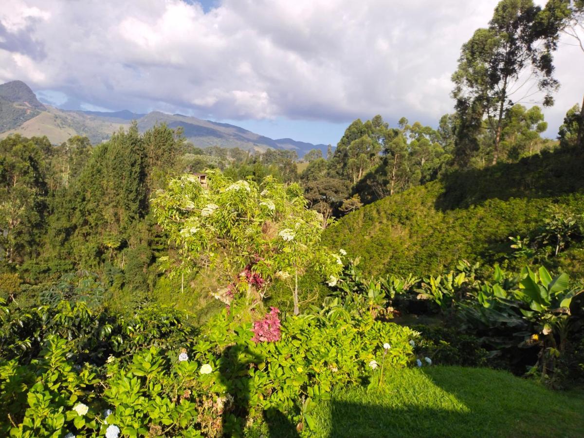Finca Cafetera El Coral Jardín Exterior foto